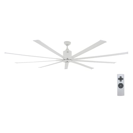 Iliving iLiving 88-Inch, 7.3 feet HVLS 9 Blades BLDC Big Ceiling Fan, Reversible, 11839 CFM with IR Remote ILG8HVLS88